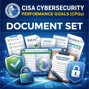 Paquete de documentos sobre los objetivos de rendimiento en ciberseguridad de CISA (descarga digital)