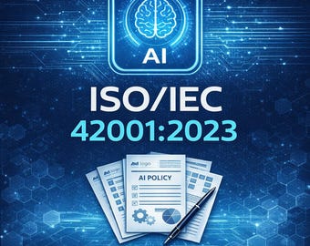 ISO 42001:2023 AIMS-conformiteitssjablonen | AI-governance, risicoregister (Word/Excel)