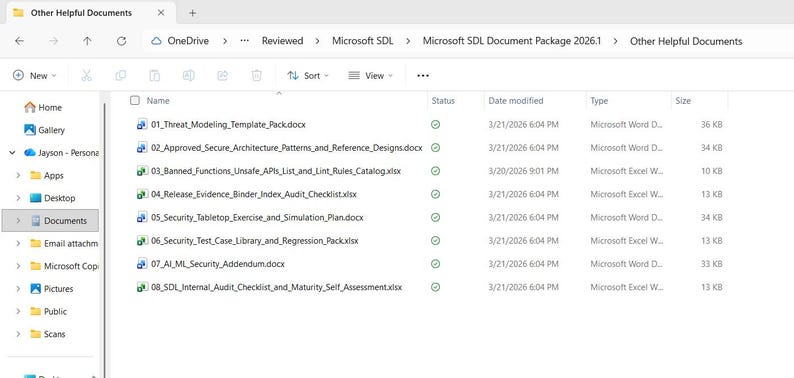Microsoft Security Development Lifecycle SDL-sjablonen | Bundel met beleid voor veilige softwareontwikkeling en checklist | Digitale download afbeelding 6