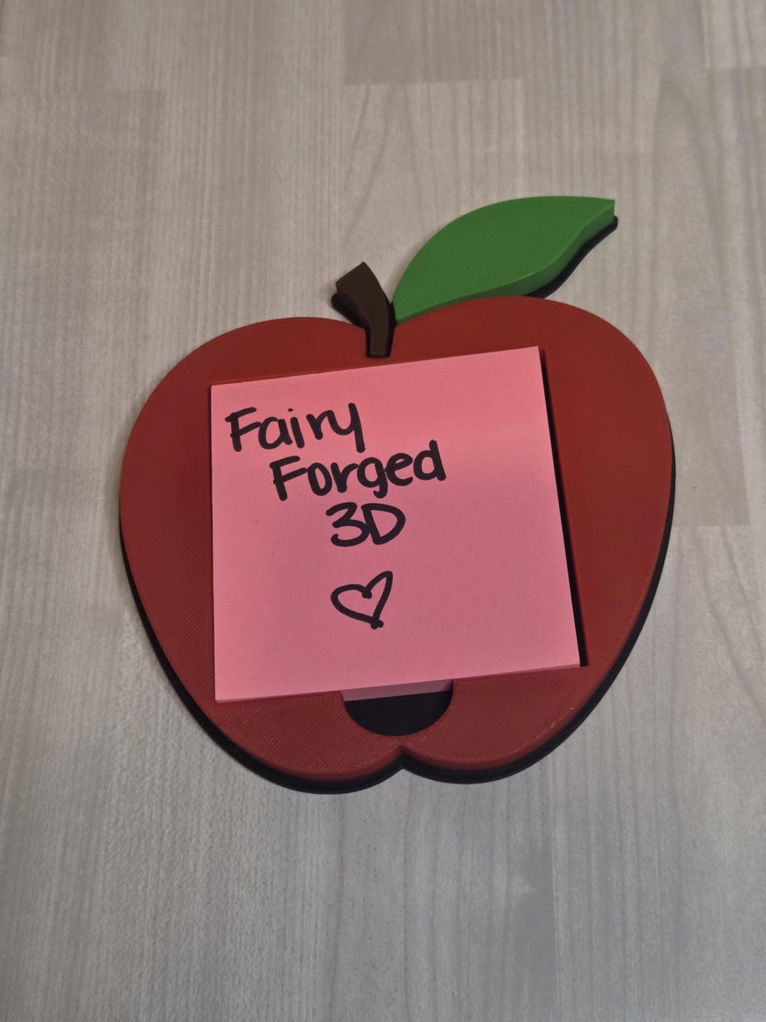 Apple Sticky Note Holder | Teacher Desk Gift | Apple Post-it Note ...