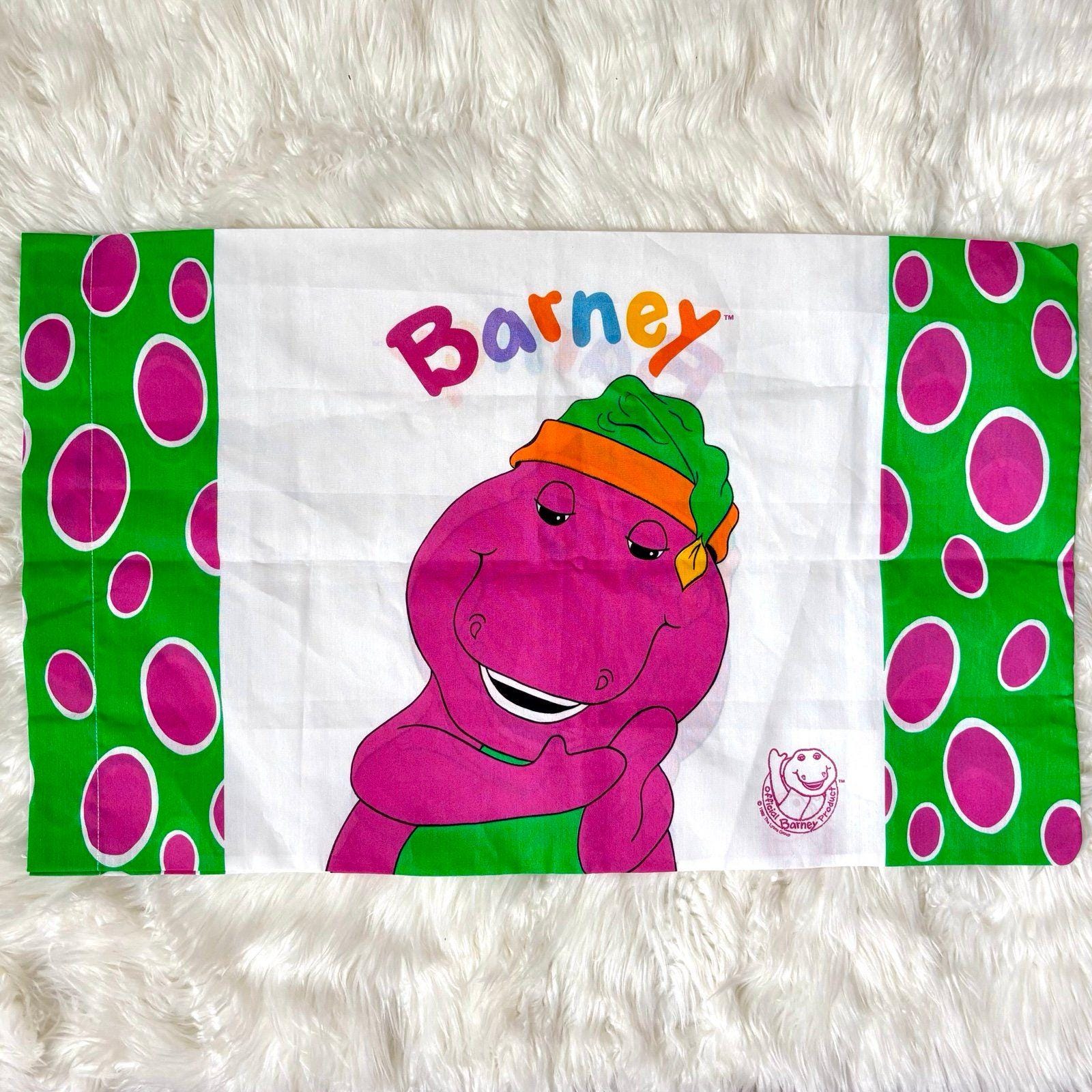 Barney ピロー セット Barney Pillowcase - Etsy