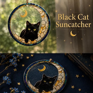 Black Cat Gift Box | Self Care Bundle for Cat Lovers | Celestial Cat Mom Gift | Ready to Gift with Free Shipping Bild 7