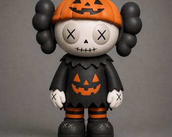Pumpkin Hollow | Halloween Designer Collectible | 3D Printed Art Toy