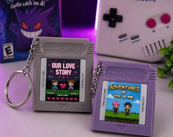 Custom Gameboy Cartridge Keychain