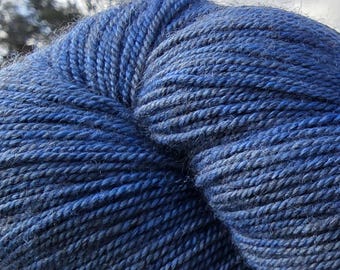 Merino, Yak, Silk, 400 yrds, hand dyed Fingering weight yarn, 3-ply