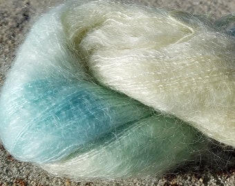 Kid Mohair, Silk, Lace Yarn, 459 yrds, 50g, 2ply, Hand Dyed