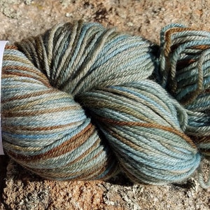 Hand Dyed Cashmere, Merino, Nylon fingering weight yarn, 435yds, 100g Sock yarn
