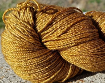 Hand Dyed yarn, Merino, Yak, Silk, 400 yrds, Fingering weight yarn, 3-ply, kettle dyed sock yarn