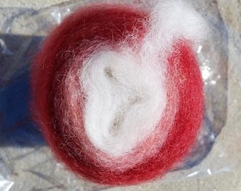 Border Leicester roving, hand dyed gradient roving bump, 5 ounces Border Leicester fleece, spinning roving, wool