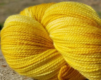 Superwash Merino, Nylon Sock Yarn, 400yds, fingering weight 2ply, hand dyed