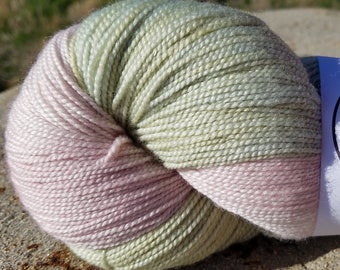 Hand Dyed sock yarn, Superwash Merino, Silk, fingering weight 600 yards 150 g