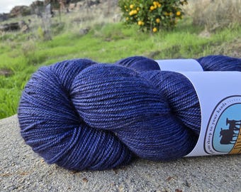 Merino, Yak, Silk, 400 yrds, hand dyed Fingering weight yarn, 3-ply