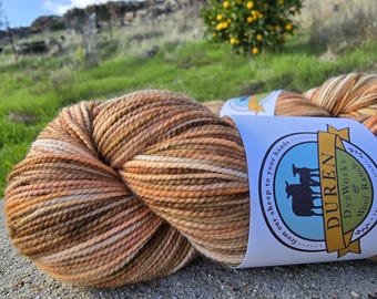 Superwash Merino, Nylon Sock Yarn, 400 yds, fingering weight 2ply, hand dyed