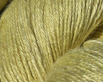 Hand Dyed Bamboo, Linen Yarn, Fingering Weight, 437 yds indie dyer