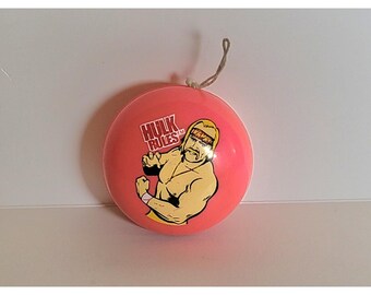 Vintage Hulk Hogan Yo-Yo Hulk Rules Collectible Toy Novelty Gift Wrestling  WWE