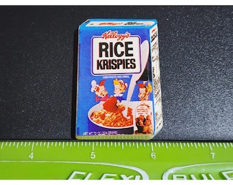 Vintage Kellogs Rice Krispies Cereal Box Collectible Refridgerator Magnet