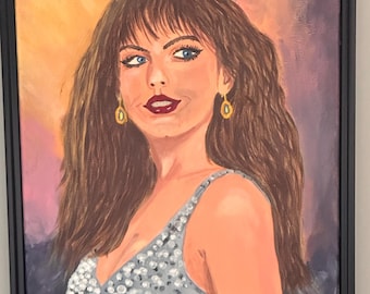 Taylor Swift Eras Tour — Original Acrylic Portrait Painting on Canvas