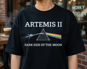 Artemis II Dark Side of the Moon Shirt, NASA Inspired Space Tee