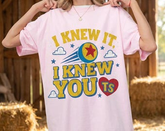 Vintage I Knew It I Knew You Shirt, Toy Story 5 Friendship Tee, Woody Buzz Lightyear Shirt, Disneyland Family Matching Shirt, Pixar Fan Gift