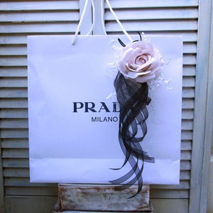 Prada paper bag  Bags, Paper bag, Paper shopping bag