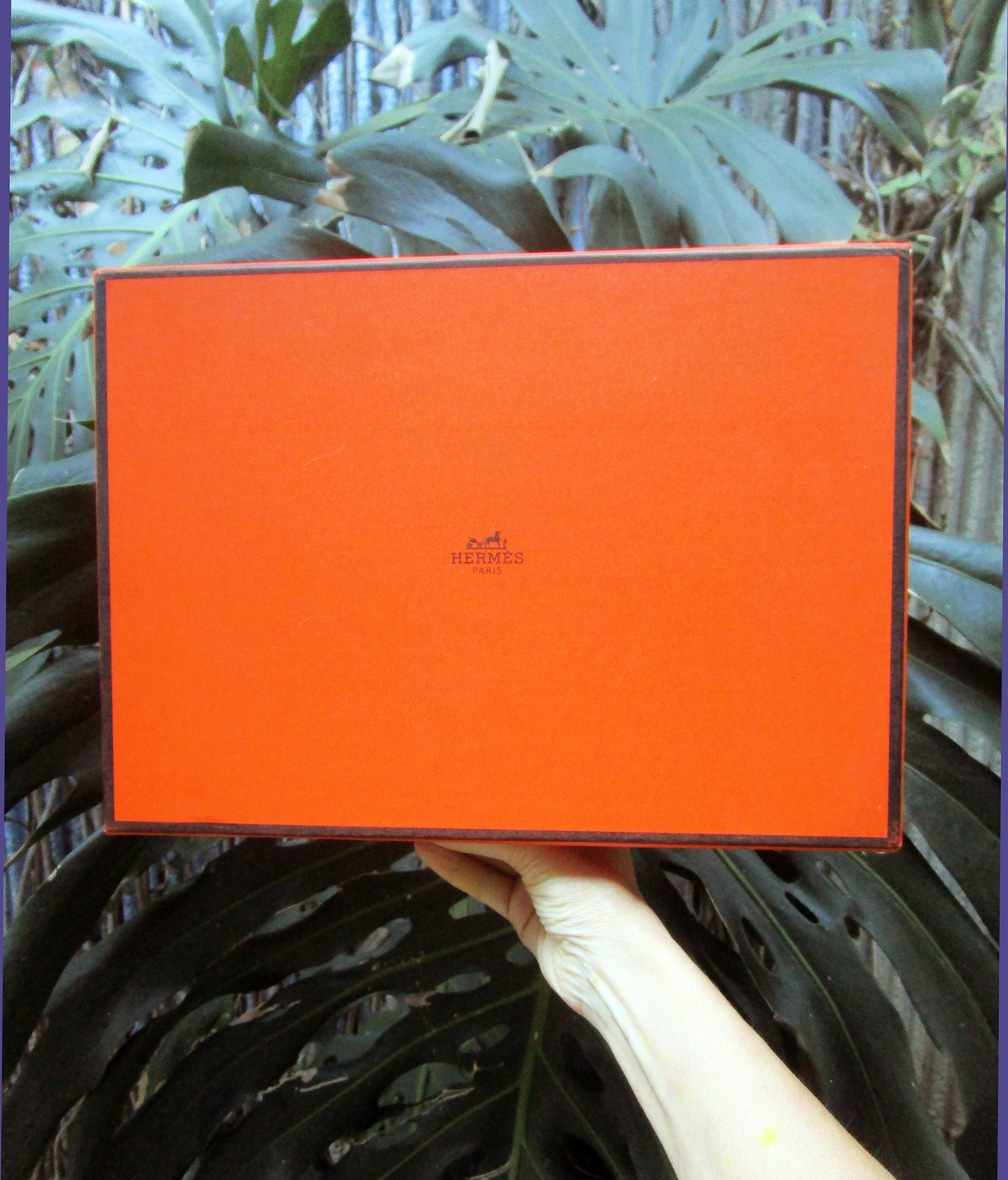 HERMES Hウォッチ オレンジボックスとブックレットセット エルメス H