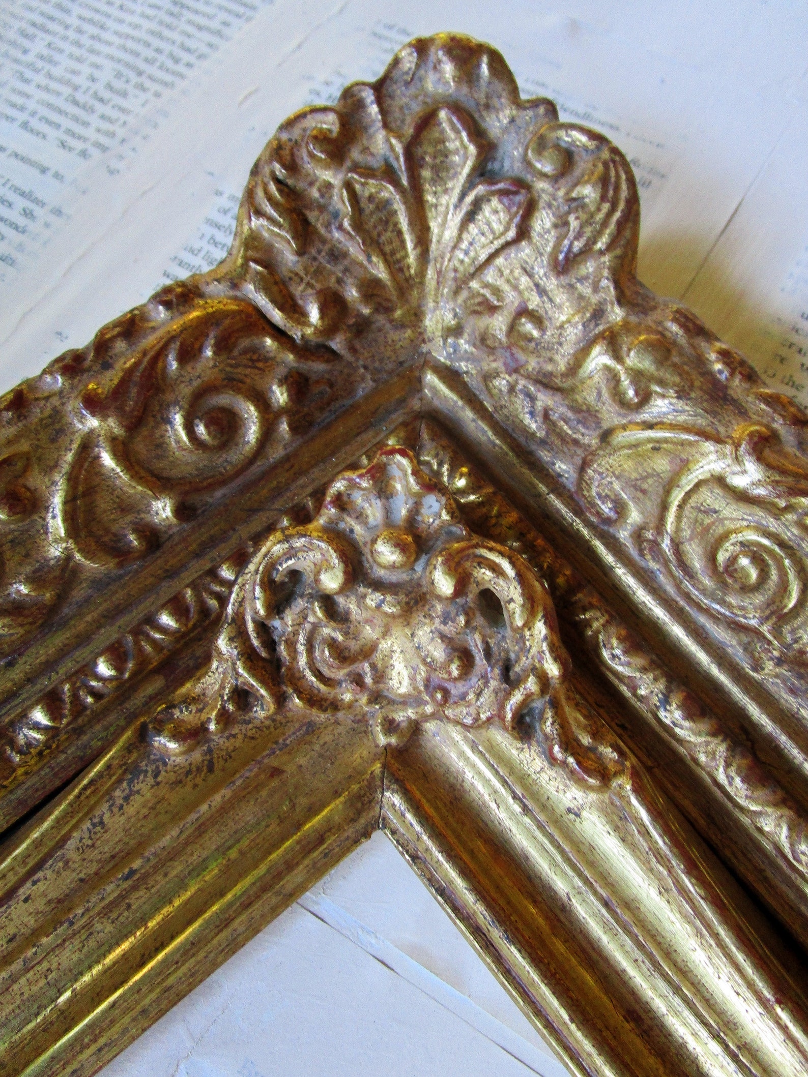 Wooden Picture Frame Parts Salvaged Carved Wood 2 Etsy