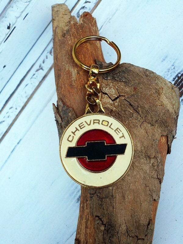 Chevrolet Car Keychain Logo Vintage Chevrolet Key Holder | Etsy