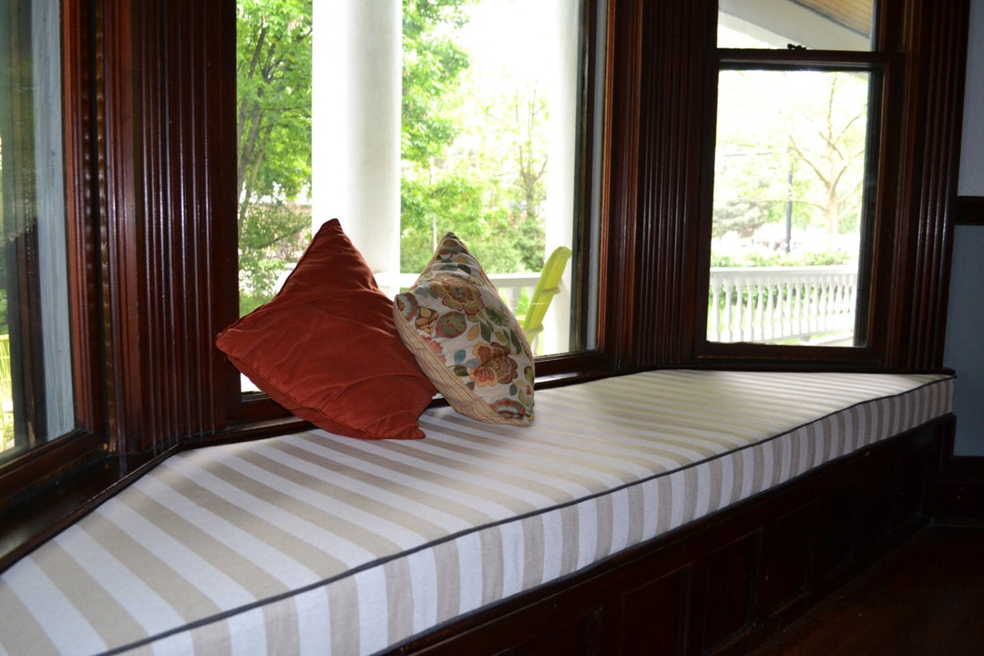 Custom Trapezoid Cushion Cover Using Robert Allen Prairie Etsy