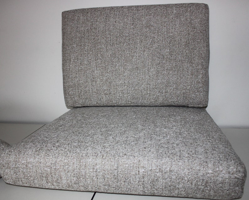 Bull Nose Chair Cushions Using Joybird Impact Flurry Fabric Etsy