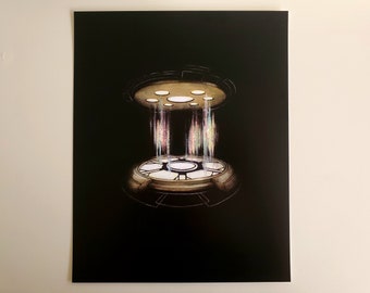 Enterprise Transporter 8x10" Print