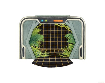 Star Trek Holodeck 8x10" Print