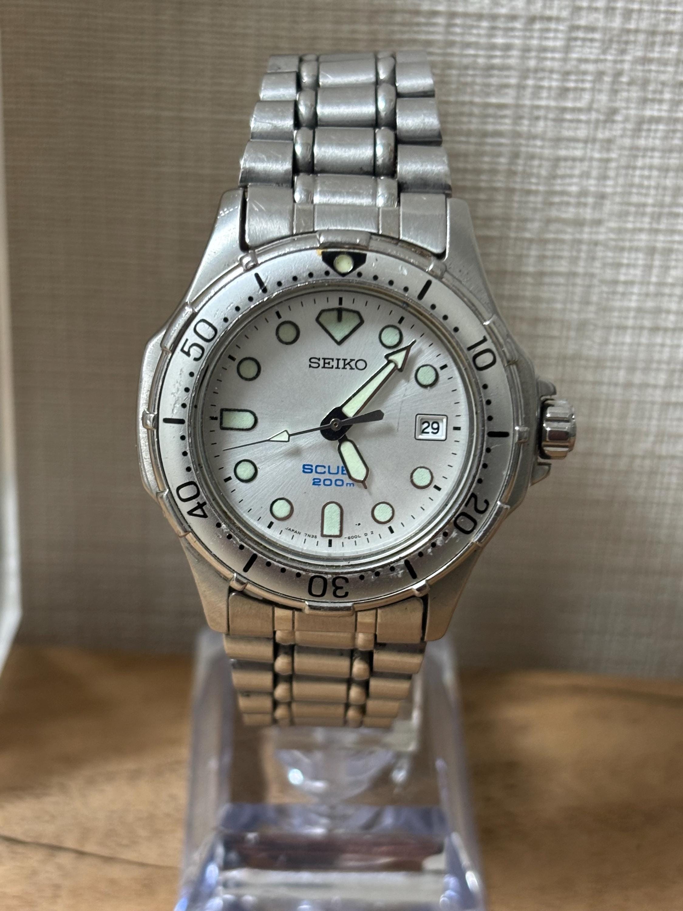 Seiko Scuba 200 M - Etsy