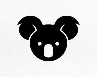 Koala Cut File: Ideal für Abziehbilder, Cricut & Party Decor. Svg Png Pdf Jpg Adobe Illustrator (Digitaler Download)