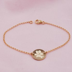 Your pet's actual paw print bracelet in sterling silver, rose or yellow gold filled Various diameters available Custom made Pet loss jewelry