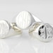 Solid sterling silver Signet ring US Sz 3 4 5 6 7 8 9 10 & 11 12 Personalized Monogrammed Engraved Initials - Women's or Unisex signet ring