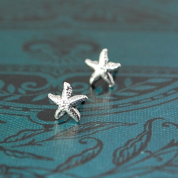 STARFISH dainty sterling silver post earrings - gifts for her - Beach Wedding -  Personalized jewelry for beach lovers