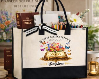 Customized Pioneer Service School Tote Bag, Life Ever, 2026 JW Gift