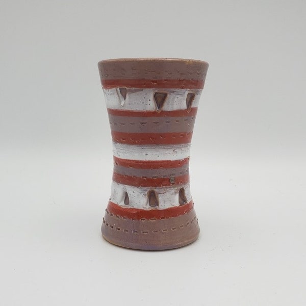 Vintage Small Italian Pottery Vase Bitossi Style