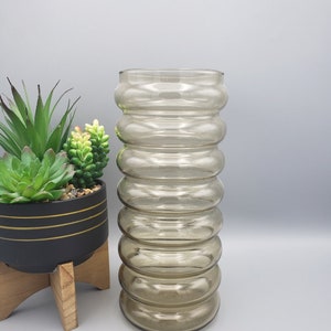 Holmegaard Primula Jacob Bang Smoke Glass Apothecary Jar NO LID