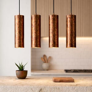 Handmade Hammered Copper Pendant Lights – Antique Moroccan Hanging Lamp