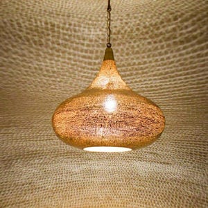 Moroccan brass pendant light fully handmade and perforated for New Home Decor Lighting