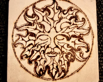 Fantasy Tree Spirit Wood Burn Art