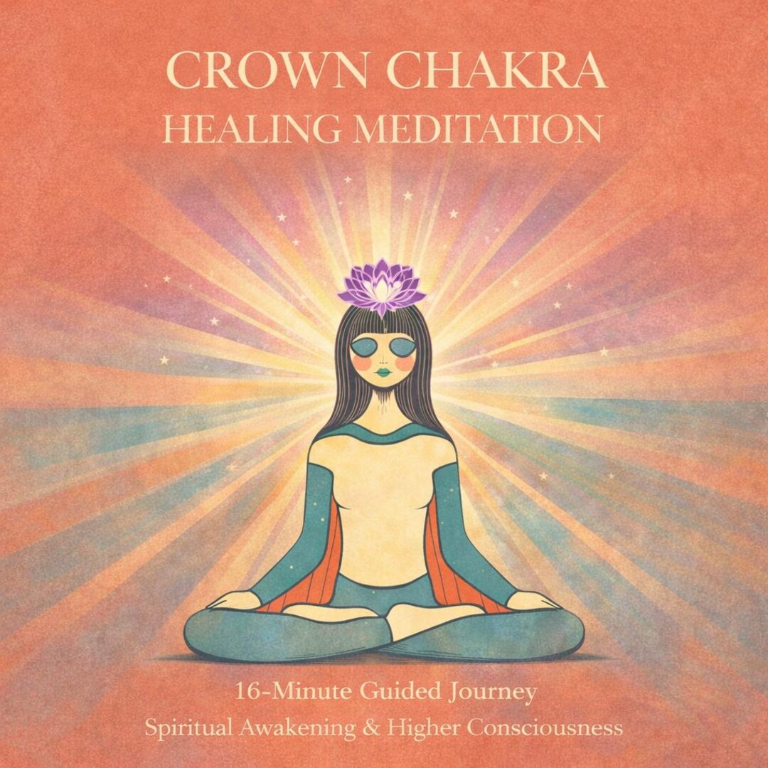 Crown Chakra Healing Guided Meditation | Spiritual Awakening & Inner ...
