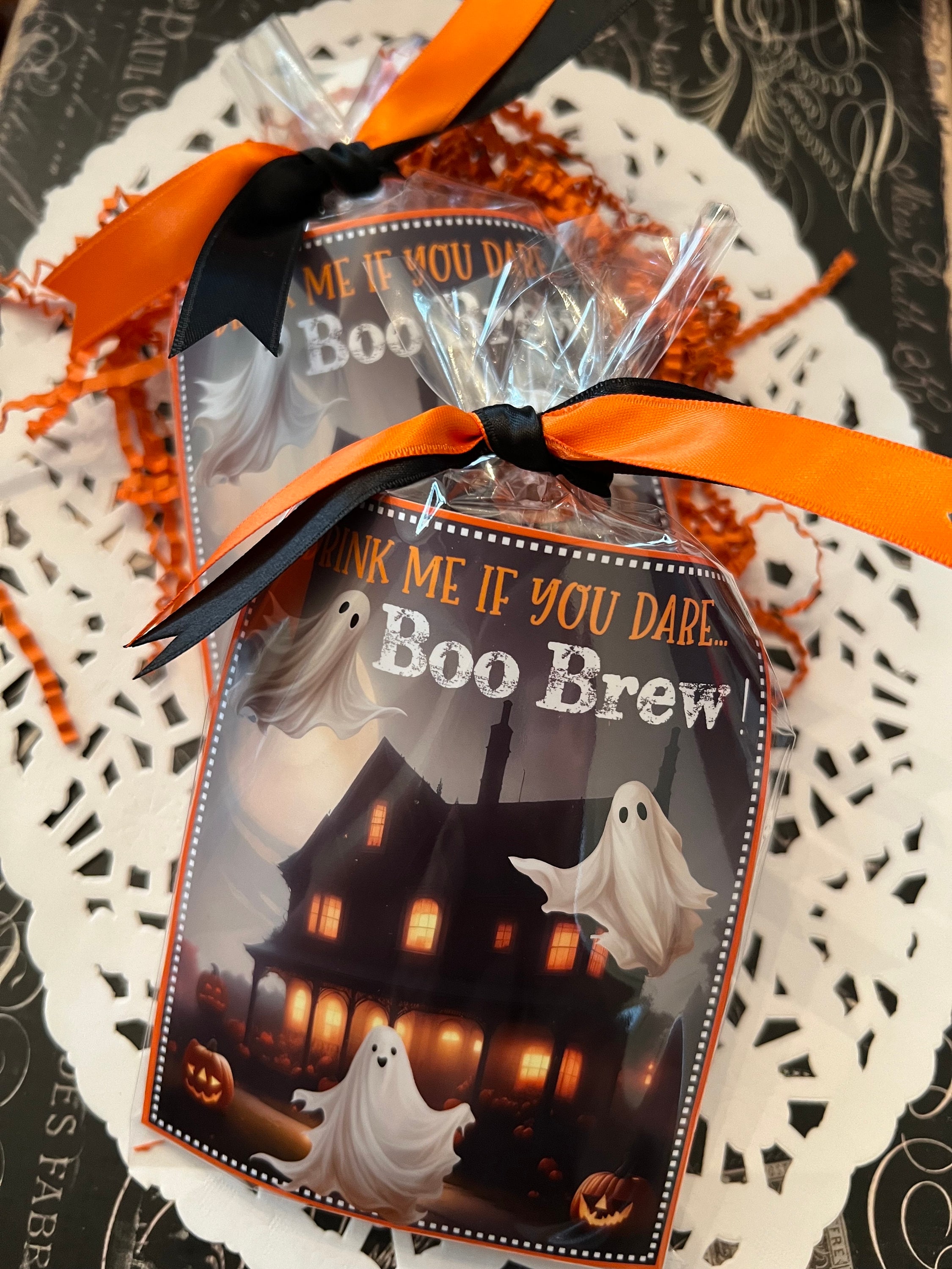 Boo Brew Halloween Hot Cocoa Treat, Halloween Favors, Hostess and Teacher Gifts