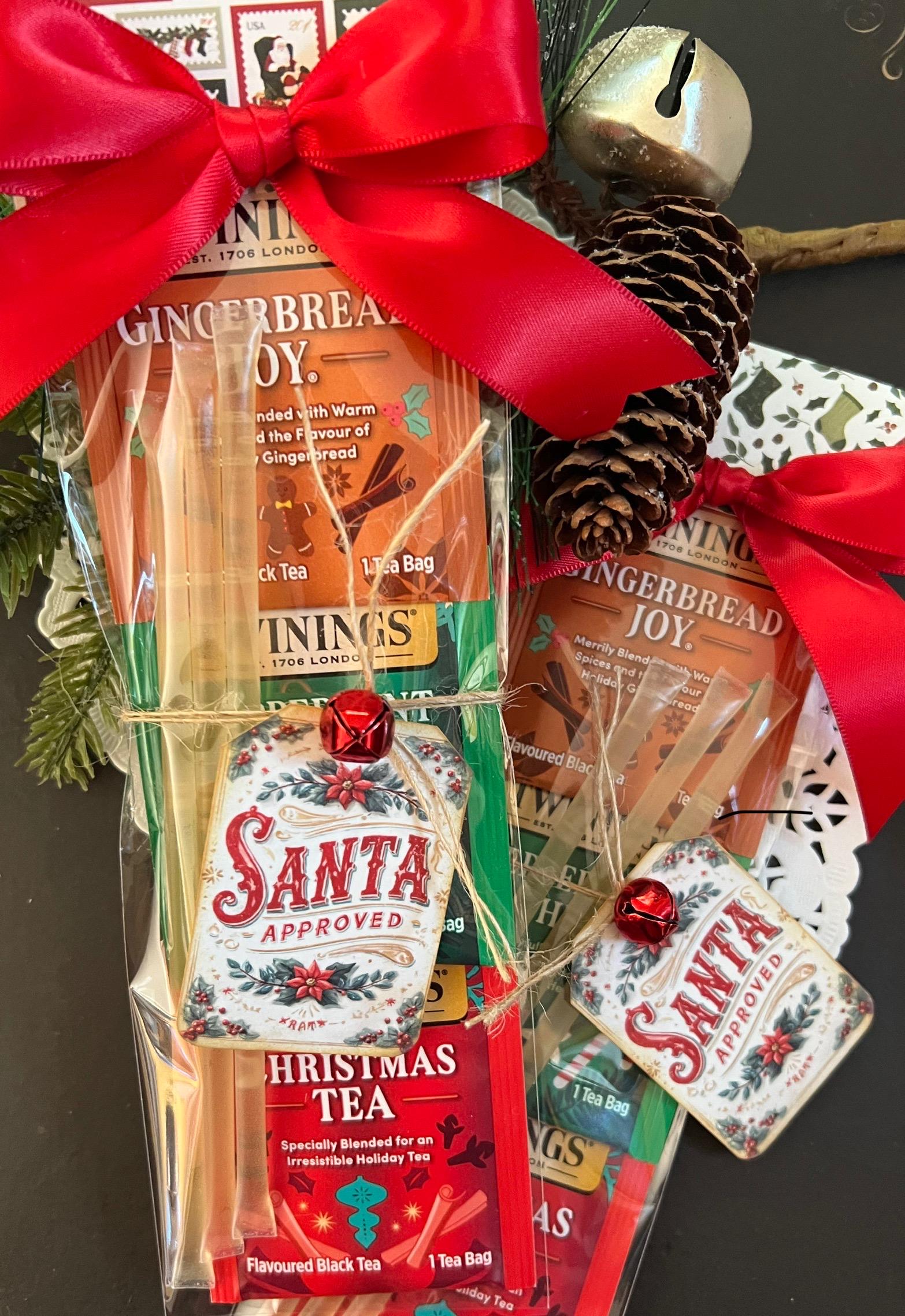 Set of 2 Holiday Tea Sampler, Tea Packets for Favors, Hostess and ...