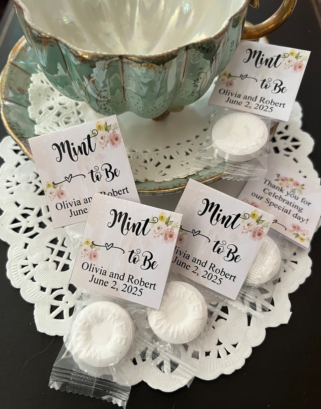 Assembled Wedding Mint to Be Mint Favors, Bridal Shower Favors, Wedding ...