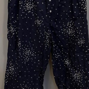 anthropologie Womens Wren boxer sleep pajama pants Dark Navy Stars Size Large image 4