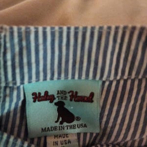 anthropologie Haley and The Hound Women's Seersucker Button Back Top Size Small image 3