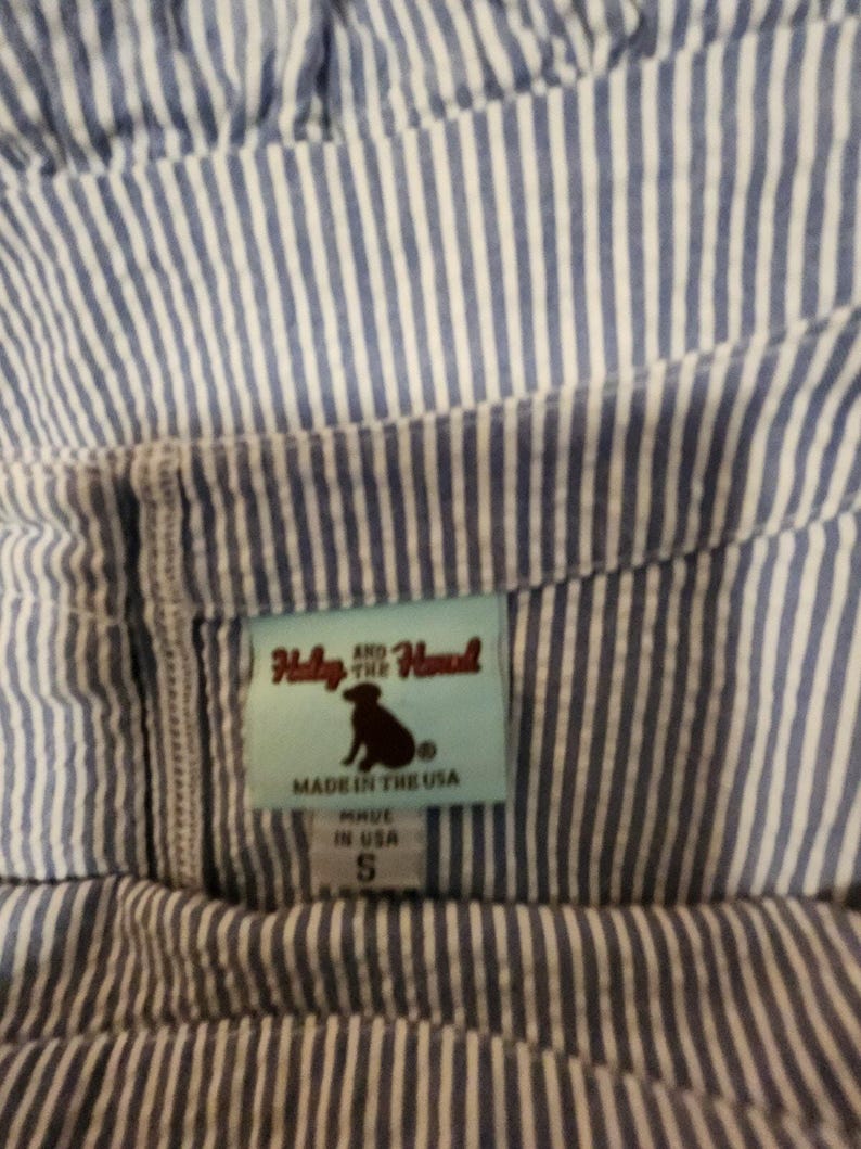 anthropologie Haley and The Hound Women's Seersucker Button Back Top Size Small image 15