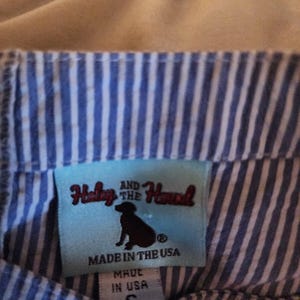 anthropologie Haley and The Hound Women's Seersucker Button Back Top Size Small image 2